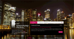 Desktop Screenshot of mysingaporetravel.com